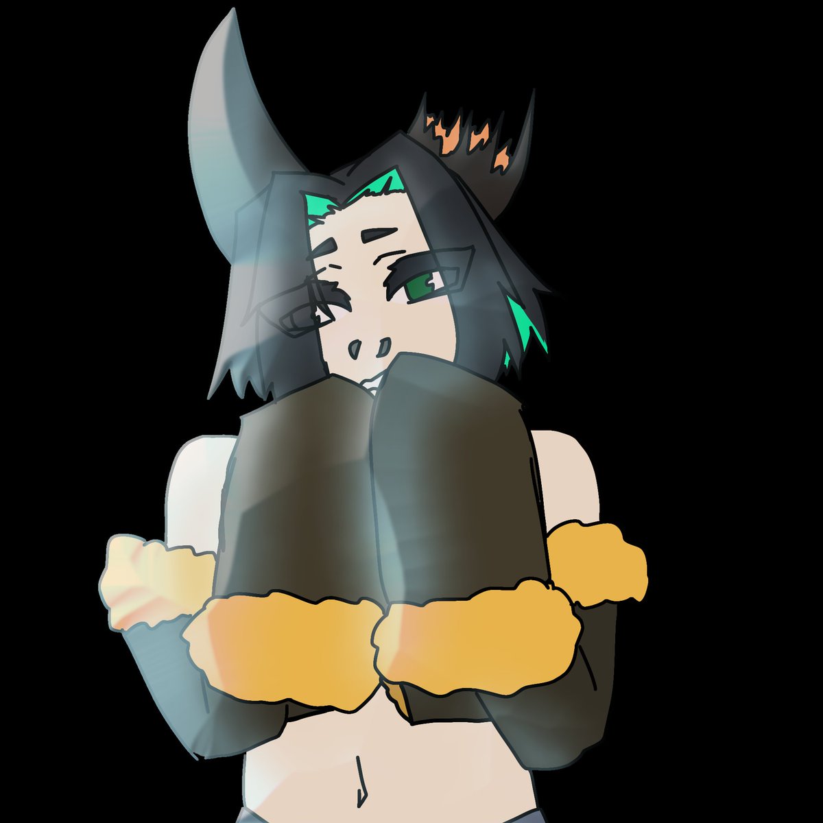 AkitoLito2985's tweet photo. @panpannpani My art ranged a fair amount but the 1st pic is my main style n vibe now! Eheeheeeehehehee https://t.co/xiveZaMB0b