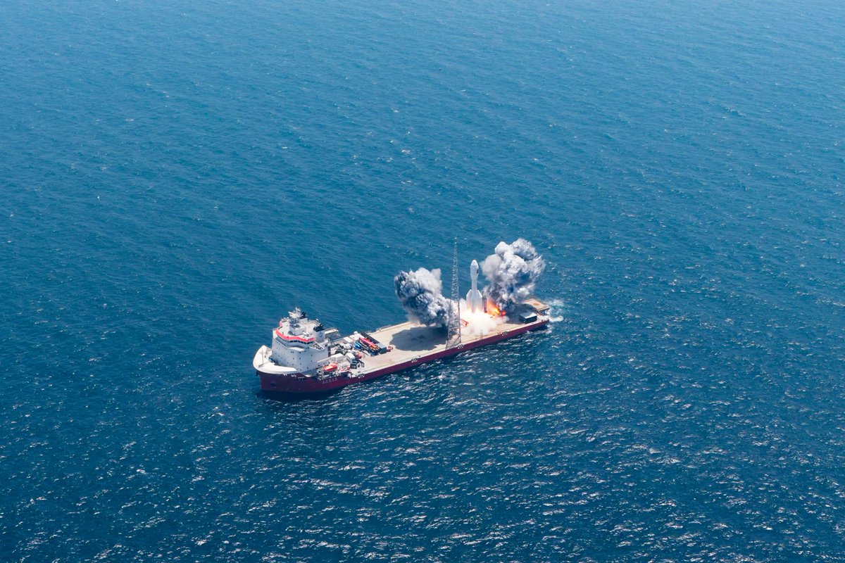 ChinaMilBugle's tweet photo. #SeaLaunch #SolidRocket
#Gravity1 #ChinaSpace
#SatelliteLaunch #TaiyuanSatelliteLaunchCenter
#SpaceNews #RocketLaunch #YangtzeRiverDelta https://t.co/ujUQLo4pyw