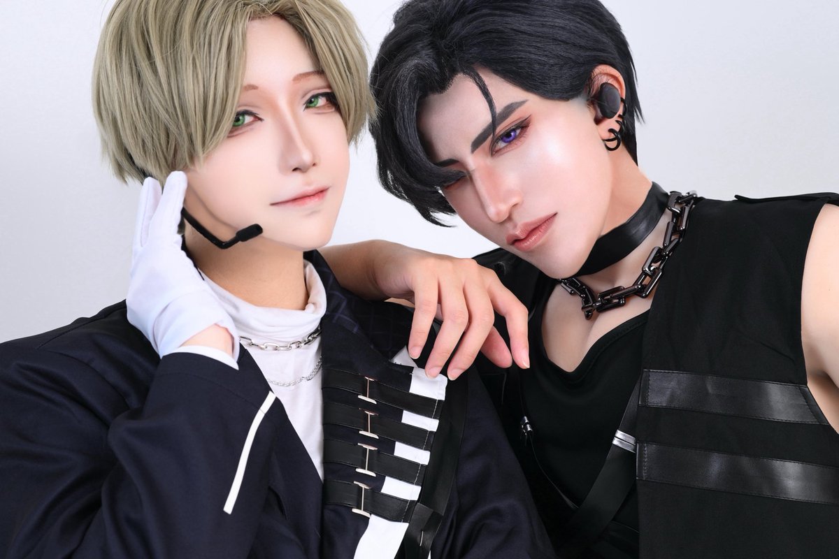 financier2_ktvn's tweet photo. 【Cosplay】

〖多聞くん、今どっち！？〗

💚 橘 敬人@as_asabi 
💜 甲斐倫太郎

📸* @kaito_photog 

#俺たちのFACEOFF https://t.co/ZiwDiIfrsT