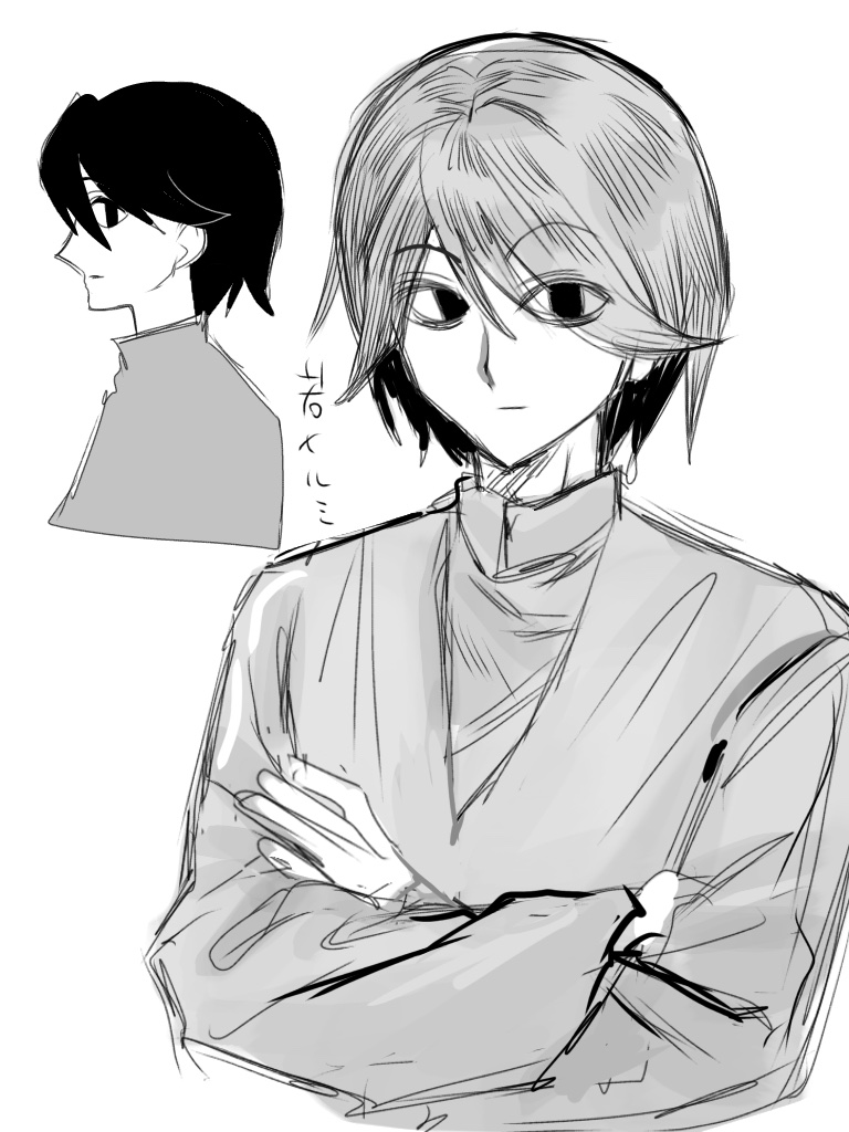 honkide_maji's tweet photo. うろおぼえ絵と模写絵とイﾉﾚミ絵と若イル絵 https://t.co/vrG9Lje5lY