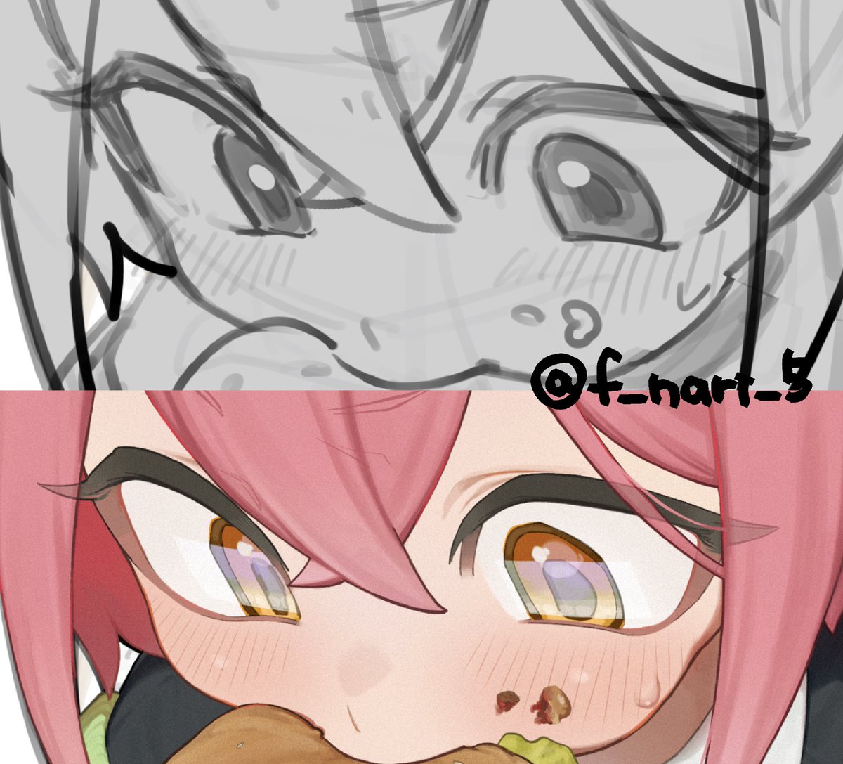 f_nari_5's tweet photo. Sketch
⬇️
Final https://t.co/tHs4fM8VDZ