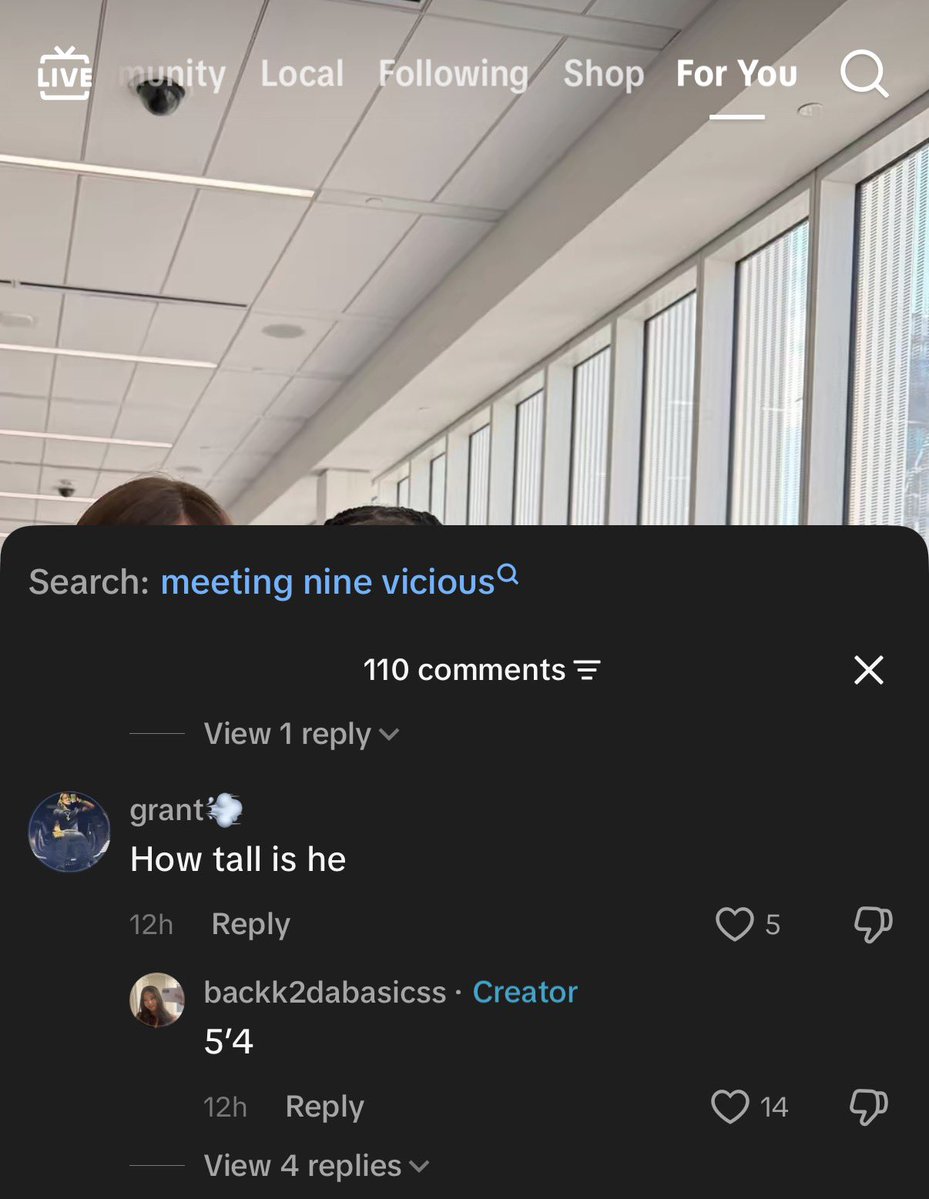 reftop005's tweet photo. fan that met nine vicious in an airport says he is 5’4😳 https://t.co/3vqj3RUjiw