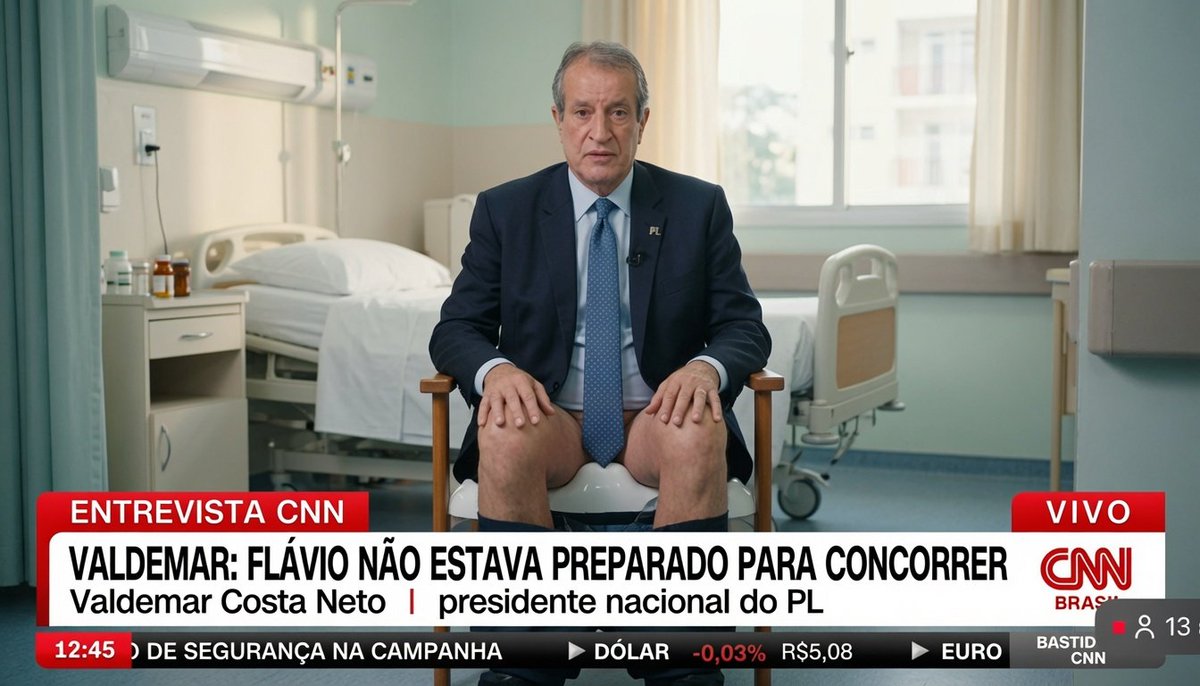 valdemarpaiva1's tweet photo. A @GloboNews e a @CNN perceberam  que o Valdemar da Costa Neto, presidente do PL, está meio gagá, e só fala besteiras comprometedoras. https://t.co/x4IDjeTKXJ