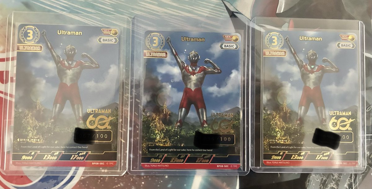 Liqside's tweet photo. One pack magic becomes 3.😅
#UltramanCardGame
#UCG
#ウルトラマンカードゲーム
#FiftyTwo https://t.co/5V54z3chGr