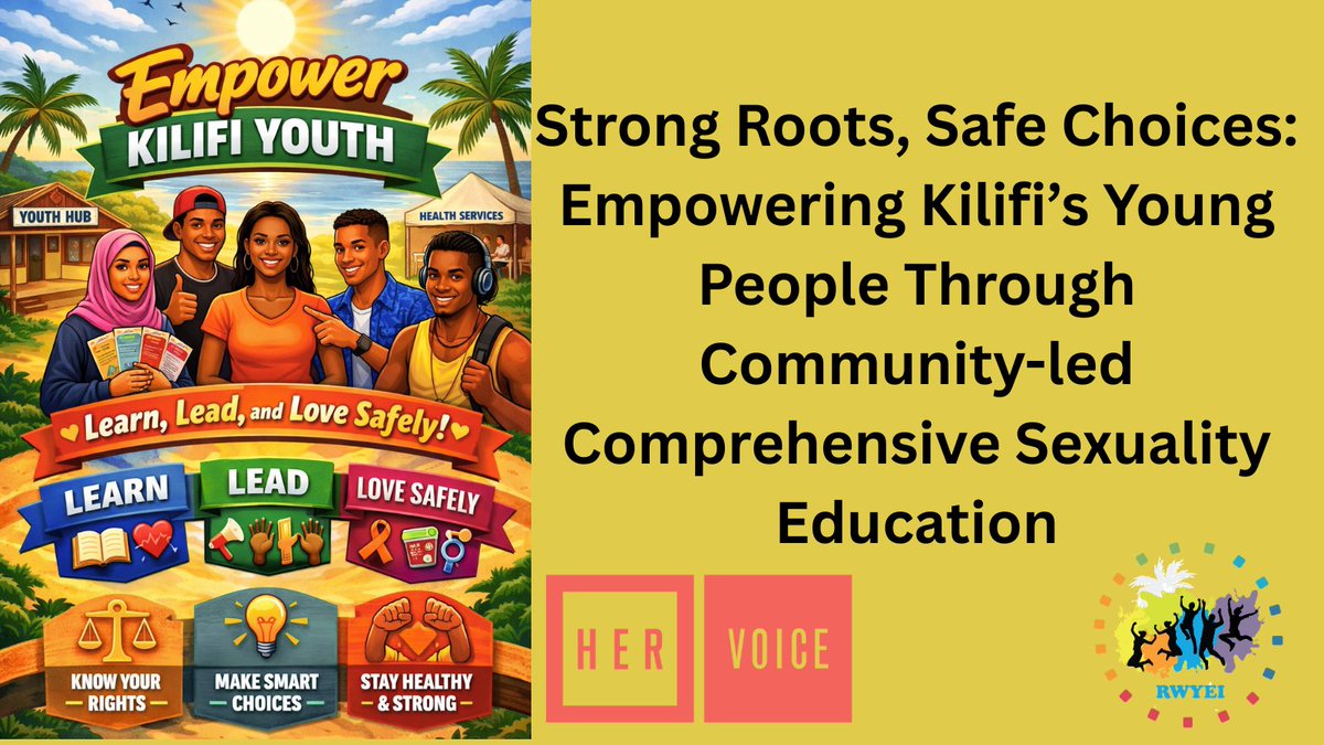 RisingWinners's tweet photo. Comprehensive Sexuality Education (CSE) is a priority demand for #AGYW empowerment and for advocates of meaningful, ethical engagement of adolescents and young people across grassroots Kilifi County; especially in Kaloleni, Kilifi South, and Rabai Sub‑counties where we work.
At @RisingWinners , we believe that community‑led CSE is the foundation of a healthier, safer, and more empowered generation. When young people learn in spaces shaped by their own communities, they gain the confidence to make smart choices, protect their health, and lead with dignity.
💡 Learn your rights 💪 Lead with courage ❤️ Love safely
Together, let’s build strong roots and safe choices for Kilifi County’s now and future. The power to transform our community lies in the hands of its youth, and their empowerment begins with education that is owned and driven by us all @KilifiCountyGov  @DOHKilifi  @kilifi_youth @AngazaKilifi @mwarakaya @MariakaniY @wachuka_pe42901 @MaghDoreen @jane_sidi @totocentre @NCPD_Kenya @gender_ke @MOH_Kenya @ypluskenya @HerVoiceFund .
#EmpowerKilifiYouth #CommunityLedCSE #LearnLeadLoveSafely #RWYEI #CommunityDrivenCSEInvestment #HerVoiceMatters #YouthEmpowerment #KilifiCountyYouthMatter