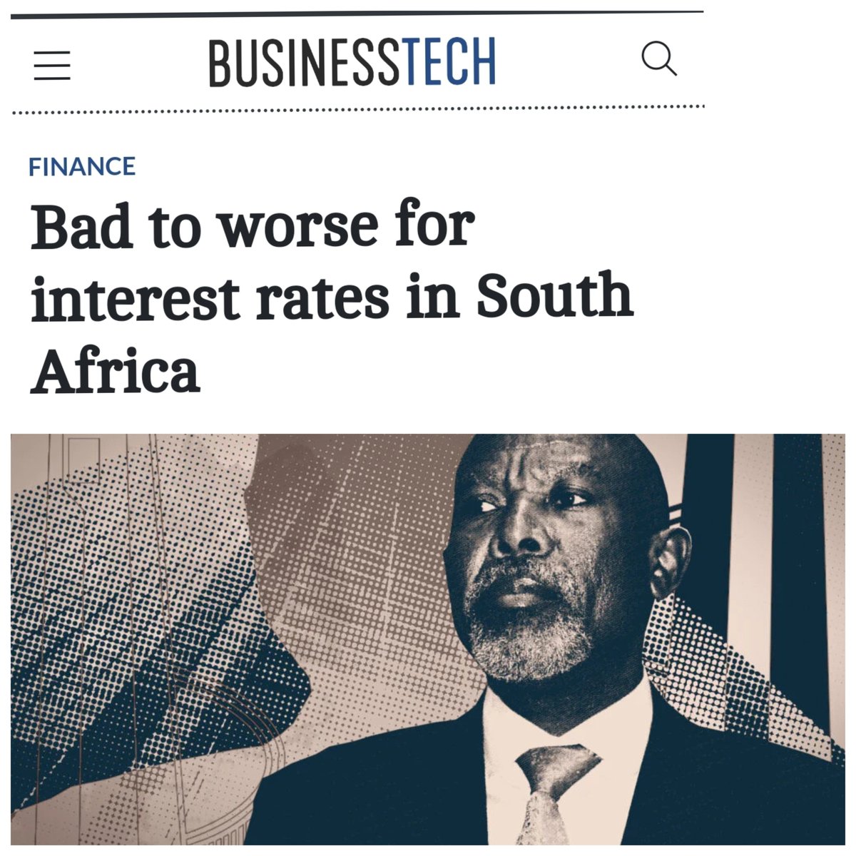 SizweLo's tweet photo. Last year, the South African Reserve Bank changed its inflation target from 3 - 6% to 3%, because they said the 6% was too high and that other countries had their target inflation around 2% to 3%.

Now they must keep interest high to reach their IMF-imposed target.

All of this is because the SARB operates on economic policies designed for rich economies where most people are employed and “managing demand” actually works.

Think of it this way: In a rich economy with high employment, when inflation rises, it usually means there’s too much consumer spending. Raising interest rates cools this demand.

In South Africa, however, where over 30% of people are unemployed, raising interest rates doesn’t fix the supply issue. It simply punishes already indebted households.

The SARB will say by keeping the financial markets stable through inflation control they protect the poor from loss of buying power. But this is just poverty maintenance, not alleviation.

Preserving the purchasing power of R370 may keep a person from sliding further into starvation, but it does not pull them out of poverty.

By lowering the target to 3% to align with the American and European central banks, the SARB is concerned with protecting foreign capital from currency depreciation. This makes South Africa attractive to foreign investors who hold government debt, but forces domestic monetary policy to punish to its own citizens.

Economists claim that the Reserve Bank has no choice but to raise interest rates to lower inflation, because that’s how monetary policy works, as if it’s a law of nature, when it’s just a choice of economic framework.

When they say South Africa has no choice, what they mean is that under the existing policy choices, any alternative policy triggers an immediate crisis.

What they mean is that because South Africa’s economic system is based on importing more value than it exports, bridging the gap relies on foreign investors buying South African government bonds and equities, a.k.a “hot money”.

These foreign portfolio investors can press a button and withdraw billions of dollars in seconds. So, to prevent them from pressing that button, the Reserve Bank must keep domestic real interest rates high enough to make South African debt attractive.

Basically, the South Africa is held hostage and forced to run monetary policy not for the primary benefit of the domestic real economy, but to maintain the confidence of foreign financial markets.

All of this *can* be changed, but it requires bearing the short-term pain that comes with switching the macroeconomic model.
The government and the Reserve Bank are far too captured to even consider this, and so South Africa keeps circling the drain indefinitely, and this is good enough for the technocrats in Pretoria.