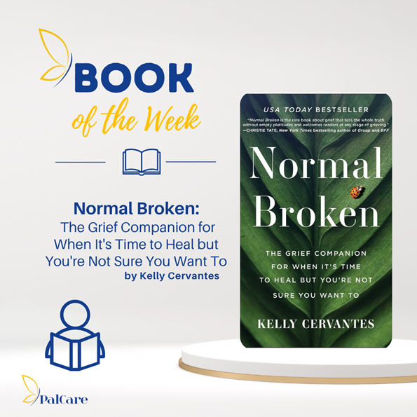 MyPalCare's tweet photo. 📚 Normal Broke: The Grief Companion for When It's Time to Heal but You're Not Sure You Want To by Kelly Cervantes

There is no right way to grieve, and there is no timeline for healing.

#BookOfTheWeek #NormalBroken #KellyCervantes  #GriefSupport #Bereavement https://t.co/ais1Barwl6
