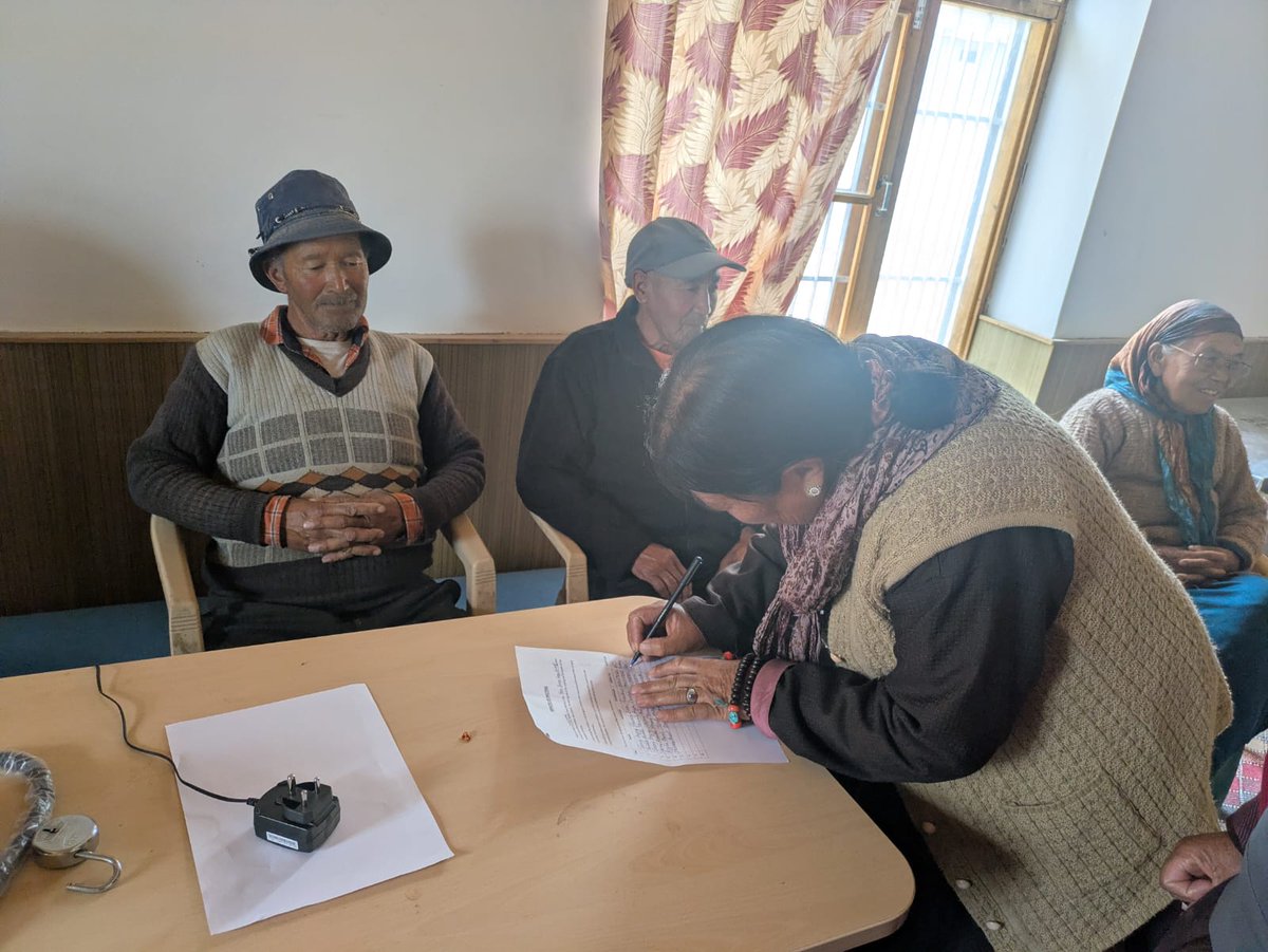 DRC_Leh's tweet photo. The marathon drive for General Body Meetings &amp; elections of Cooperative Societies commenced today with the successful conduct of proceedings at Taru Service Cooperative Society. A significant step towards strengthening democratic &amp; transparent cooperative governance. 
@lg_ladakh https://t.co/hSfRHOlMua