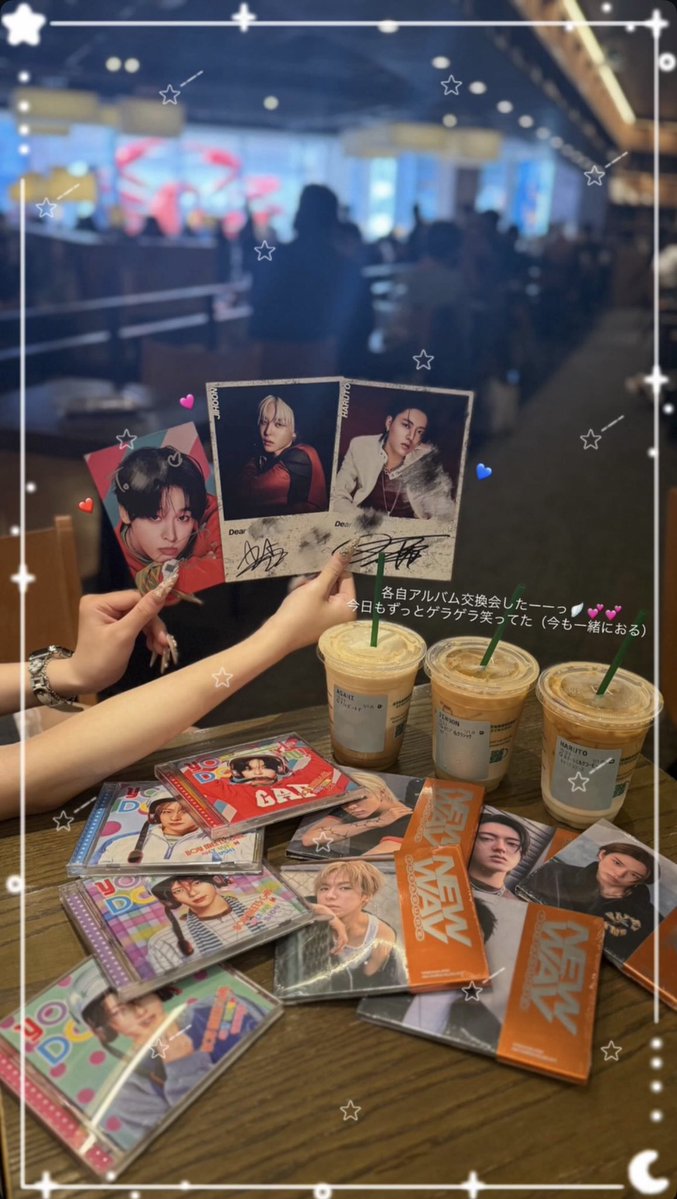 r0vt45's tweet photo. アルバム交換会&amp;オフイベお疲れ様会した🤏🏻💕💕 https://t.co/Vq3Lkvt2Vs