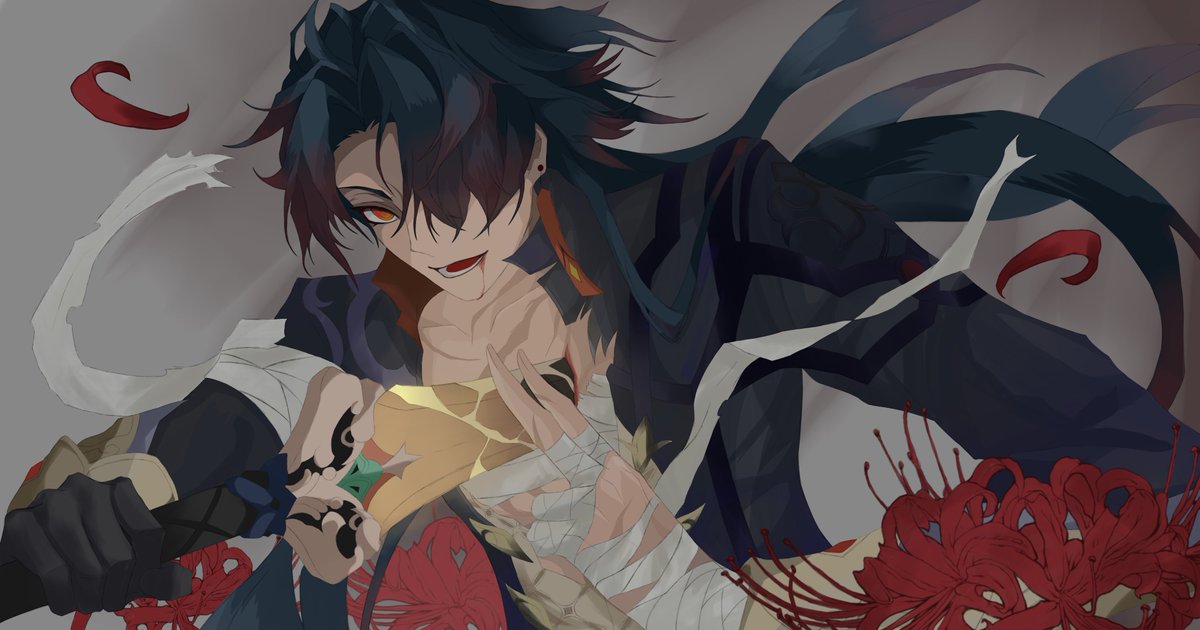 Deburinn513's tweet photo. 約2年前に描いた刃ちゃん。色塗りとか下手すぎるからいずれ描き直したいな https://t.co/KRuDOgYmti