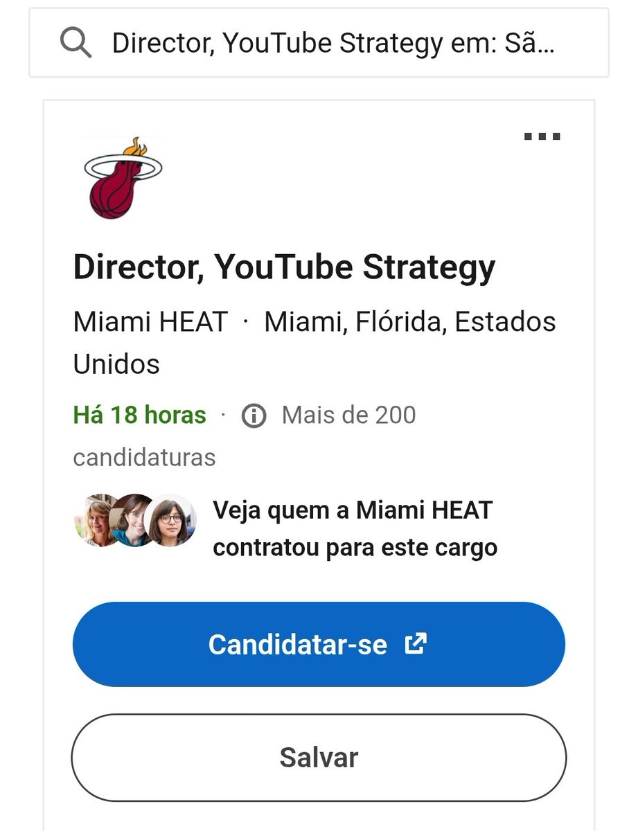 NBAdabad's tweet photo. O Miami Heat está contratando um diretor de estratégia para seu canal do YouTube.

Alguém foi demitido ontem mesmo.

KKKKKKKKKKKKKKKKKKKKKKK https://t.co/gXVdmrtR9j