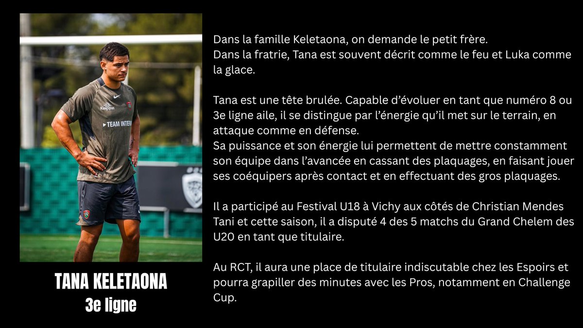 EchoDesMinots's tweet photo. En cette période de préparation à la saison prochaine, nous vous proposons de découvrir les recrues Espoirs ❤️🖤

La présentation de l’ancien massicois Léandre Trumeau est d’ores et déjà disponible sur le compte ! 

Jour 1 : TANA KELETAONA https://t.co/JMEXbhUrNp