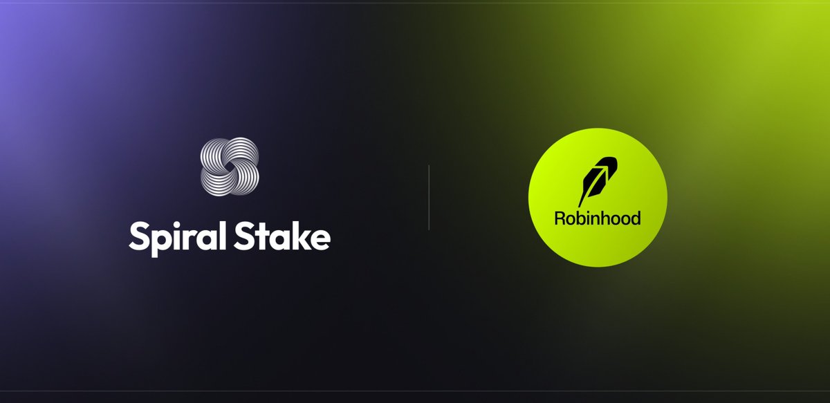 0xspiralstake's tweet photo. Spiral Stake is live on Robinhood Chain. ⚡

The risk-aware leverage engine for onchain yield, now on the L2 built for tokenized real-world assets. Self-custody, 24/7, live in 120+ countries.

Multiply your exposure to any onchain yield-bearing asset in ONE transaction. No five-step manual loop. Pick an asset, set your leverage, done.

Live now, stables looped against USDG up to 10.5x:

🔵 @ethena $USDe → up to 19.13% APY
🟠 @maplefinance syrupUSDG → up to 22.23% APY

Risk-aware means you see the numbers that matter before you commit: borrow rate, depeg risks, liquidation level, health factor, exit liquidity. All of it, upfront.

Same reason an AI agent can use it too. Everything is readable, so agents can find and open these positions through our MCP, and never touch your keys.

Built on trust:

- 100% non-custodial, your assets stay yours
- Powered by @Morpho risk-isolated markets
- 3 audits: Cyfrin, Sherlock & Phage security
- 30+ strategies, 20+ issuers platform-wide
- This is just stables. Leveraged longs are next, on the chain built for tokenized stocks.

Connect your Robinhood Wallet and start looping ↓

https://t.co/1njNtXmSLF