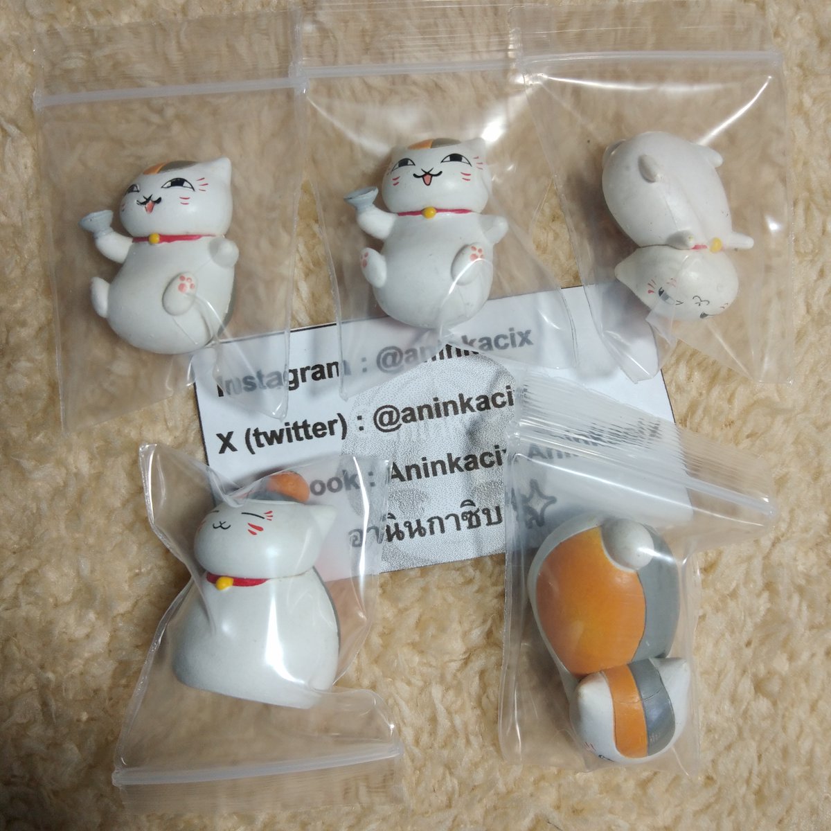 aninkacix's tweet photo. ชิ้นละ 35
ส้มบนหัวมีตำหนิ ตัวอื่นๆ ตีเป็นอะไหล่

#เนียนโกะเซนเซย์ #ตลาดนัดนัตสึเมะ #ตลาดนัดnatsume https://t.co/kdsDi6zmBT