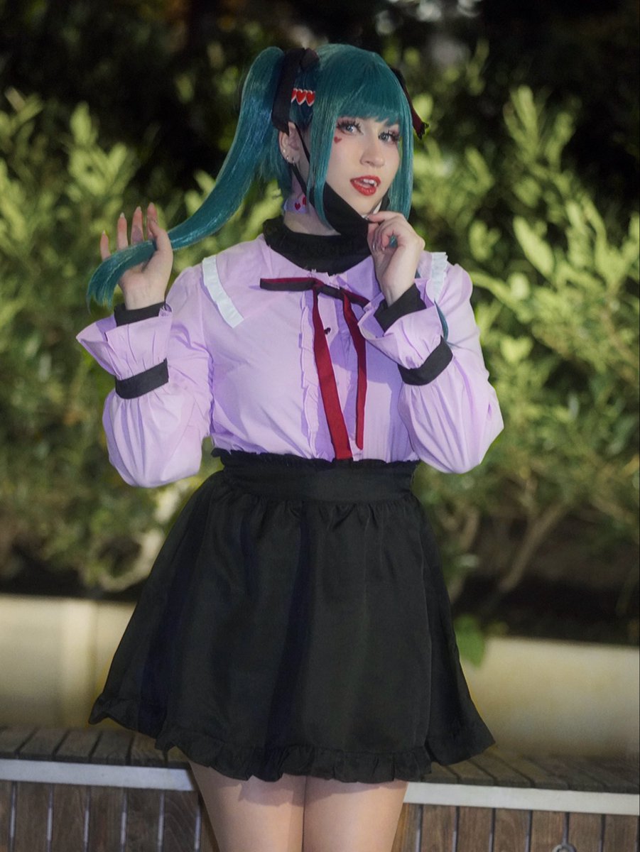 kelscosplay's tweet photo. Good Miku morning🫶

#hatsunemiku #mikucosplay #vampiremiku #miku #vocaloid https://t.co/q3VXiaUPd4