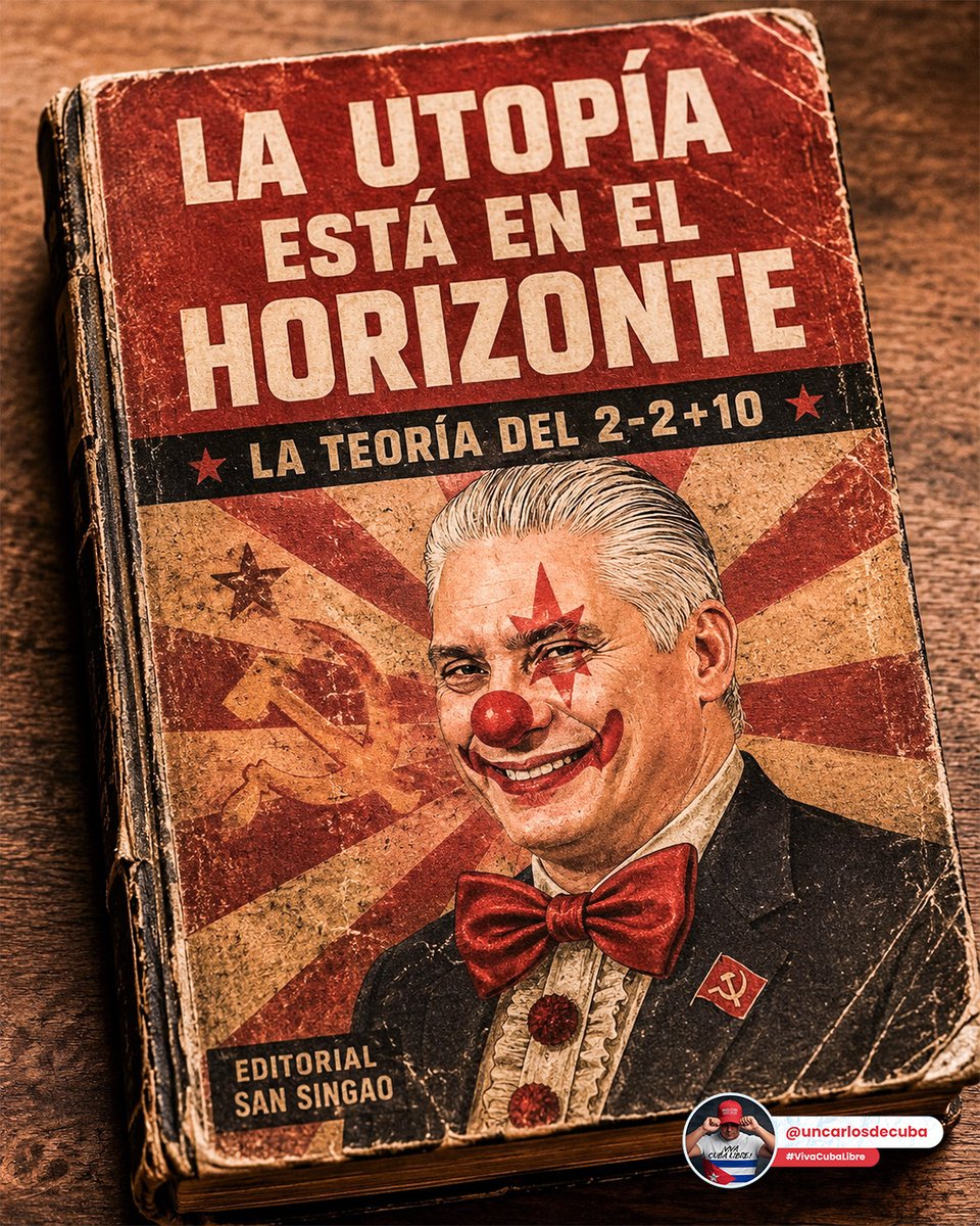 uncarlosdecuba's tweet photo. 🇨🇺 ¡LO ENCONTRÉ! Olvídense de la Teoría de la Relatividad de Einstein, que si la manzana cae por gravedad, que si Darwin con la Teoría de la Evolución, el Big Bang y toda esa basura literaria. 

Nada de eso tiene sentido, nuestra vida no tiene sentido hasta que logremos entender la teoría del 2-2+10 por San Singao. ¡LITERATURA OBLIGADA!