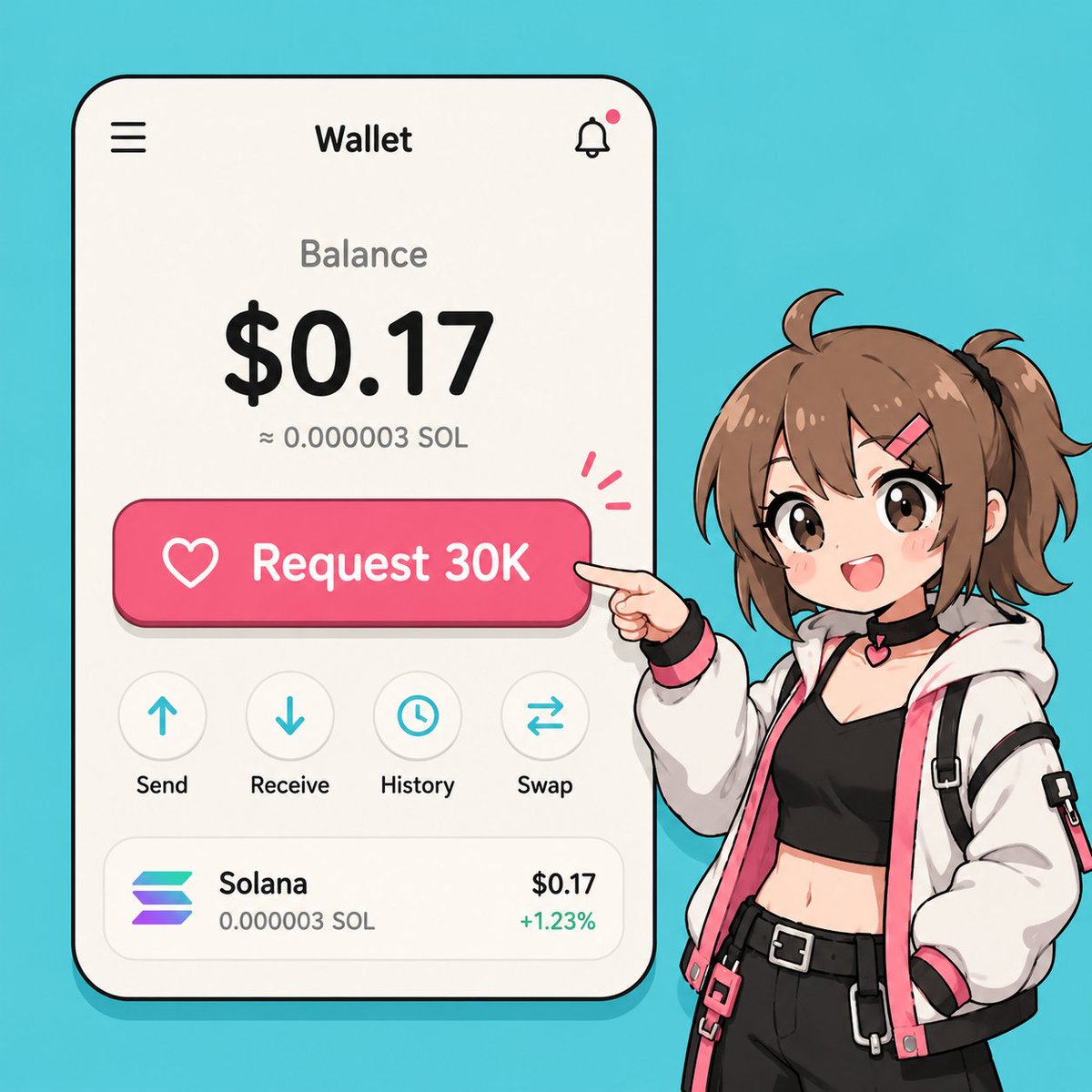 memecoin30k's tweet photo. There has to be a button for this...💗

#30k #Memecoin #Solana #Crypto https://t.co/vlyAuzMvyJ