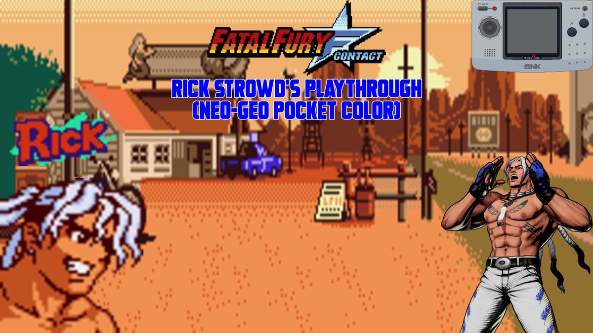 AxelHunter321's tweet photo. Fatal Fury: First Contact - Rick Strowd's Playthrough (Neo-Geo Pocket Color)
#rickstrowd #rick #fatalfuryfirstcontact #fatalfuryfcontact #FFfirstcontact #realboutfatalfury2 #RBFF2 #fatalfury #neogeopocketcolor #neogeopocket #SNK
https://t.co/kz4e0MUd8E via @YouTube https://t.co/ZogdofuiHm