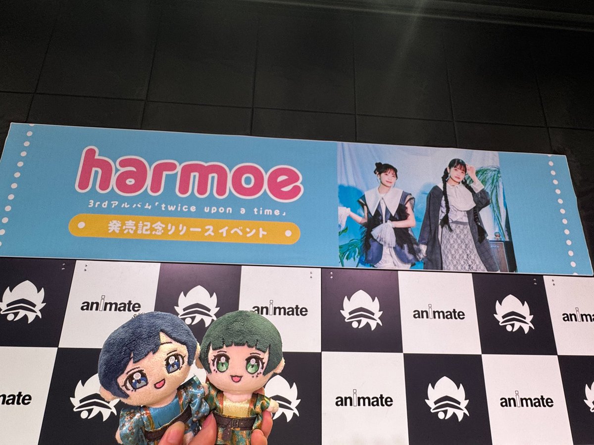 harmoe リリースイベント ありがとうございました✨ 本日発売の3rd