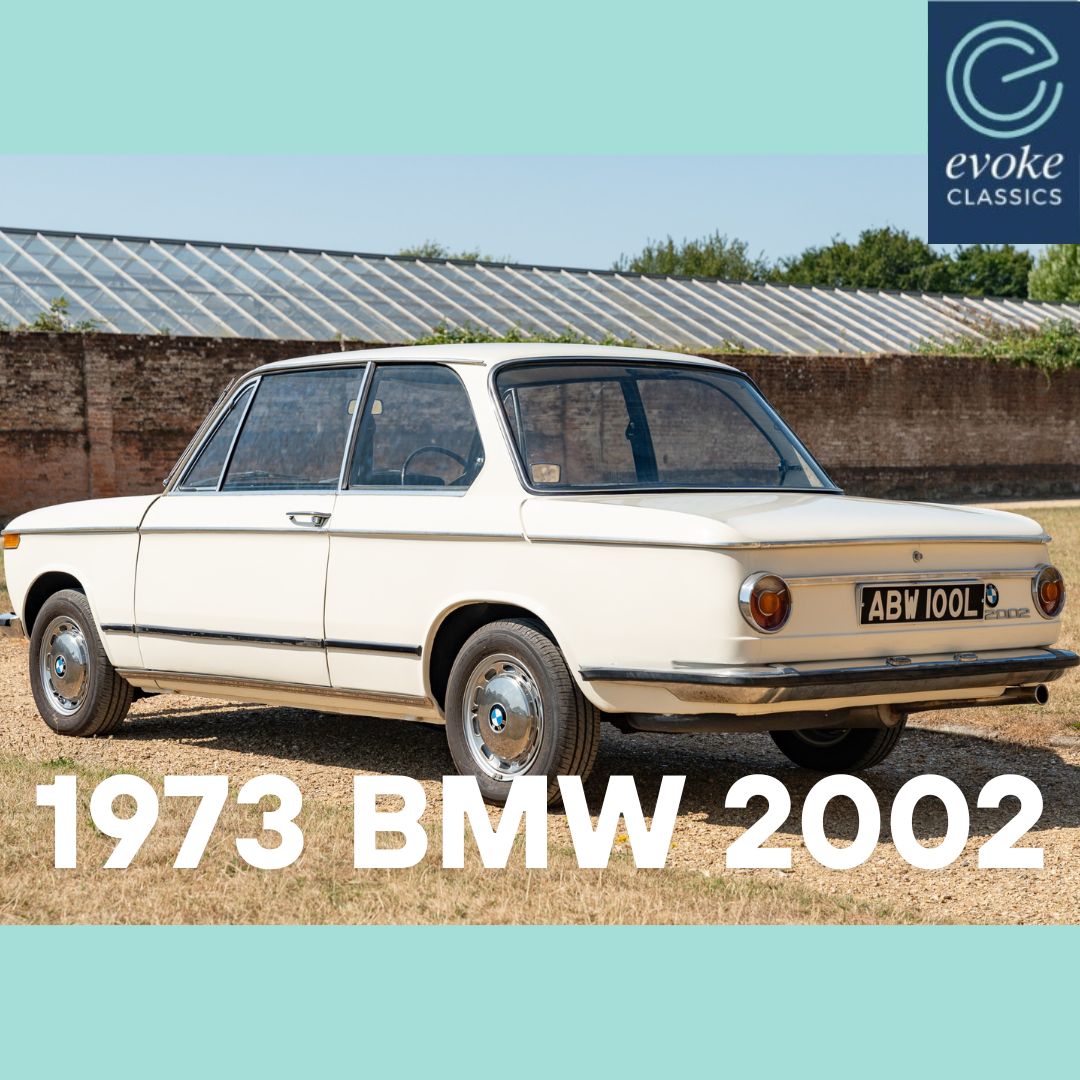 EvokeClassics's tweet photo. LIVE AT AUCTION
1973 BMW 2002
https://t.co/SDQG35u0Mc
Desirable "roundie" tail light example
Big history file with original manuals & service book
RHD car originally supplied to Farnham Common, Bucks
Advisory free MOT until July 2027
4 former keepers
#BMW2002 #ClassicBMW https://t.co/Dlt3R4oJGs