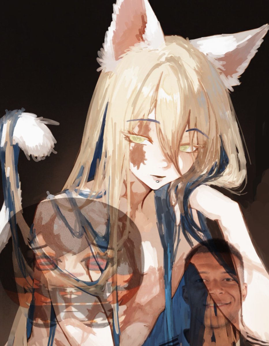 Mechakusblade's tweet photo. Testing new artstyle🐈
I tried to make him more feminine https://t.co/UhbESs0kDa