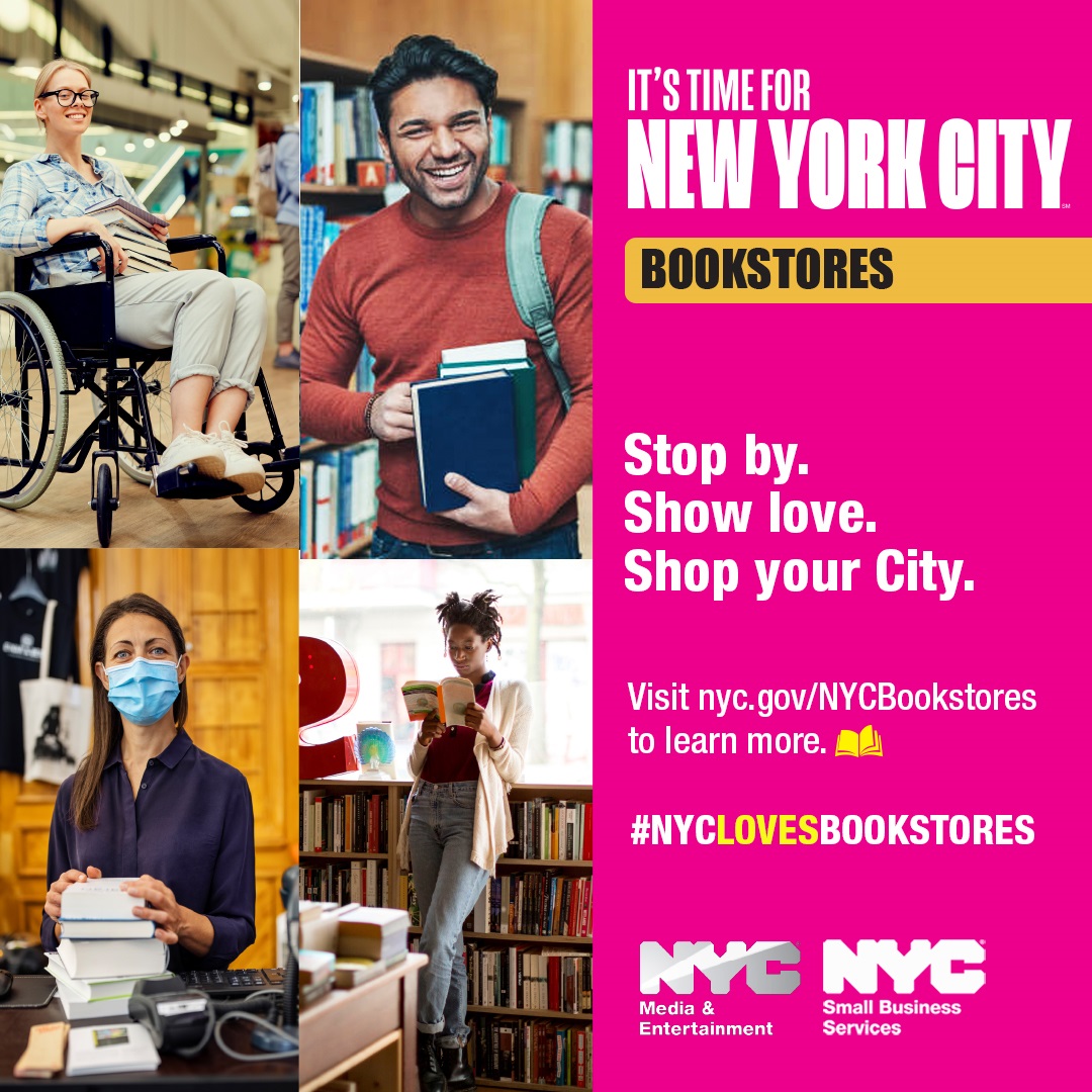 MadeinNY's tweet photo. NYC bookstores are a source of inspiration for local writers.

Support your local bookstore. #NYCLovesBookstores 📚 

Shop locally: https://t.co/20ws0F0TYo https://t.co/wf5w1ao7mU