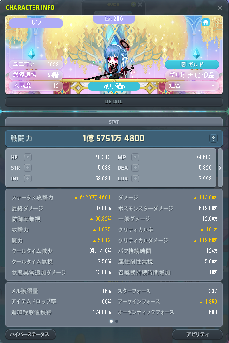 otoneko1649's tweet photo. 戦闘力いい感じに育ってきたけど3億遠すぎ https://t.co/l7Gnbn3c6F