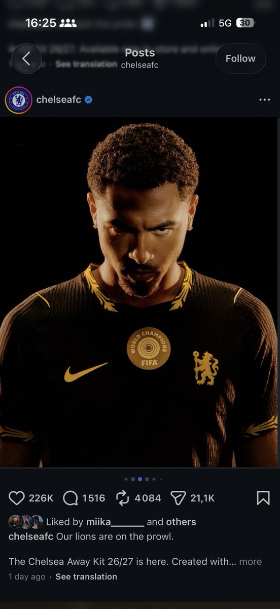 CaminoTV's tweet photo. ah ouais Chelsea ils sont en full black comme ça , méchant le maillot 

replica https://t.co/nMcWirc1mi 110€
pro https://t.co/4p9lmmqUPj 160€ https://t.co/cjMy8jTp8M