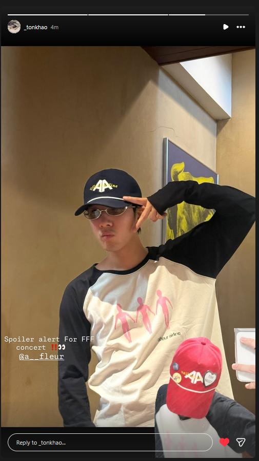 Ling_FKT's tweet photo. https://t.co/jUZKJqrIW2
#AFLEURstudio
#FirstKhaotung
#khaotungg
Spoiler alert For FFF concert ‼️👀
a__fleur
IG:_tonkhao (22/07/2026 Update) https://t.co/8f05wqR2Hl