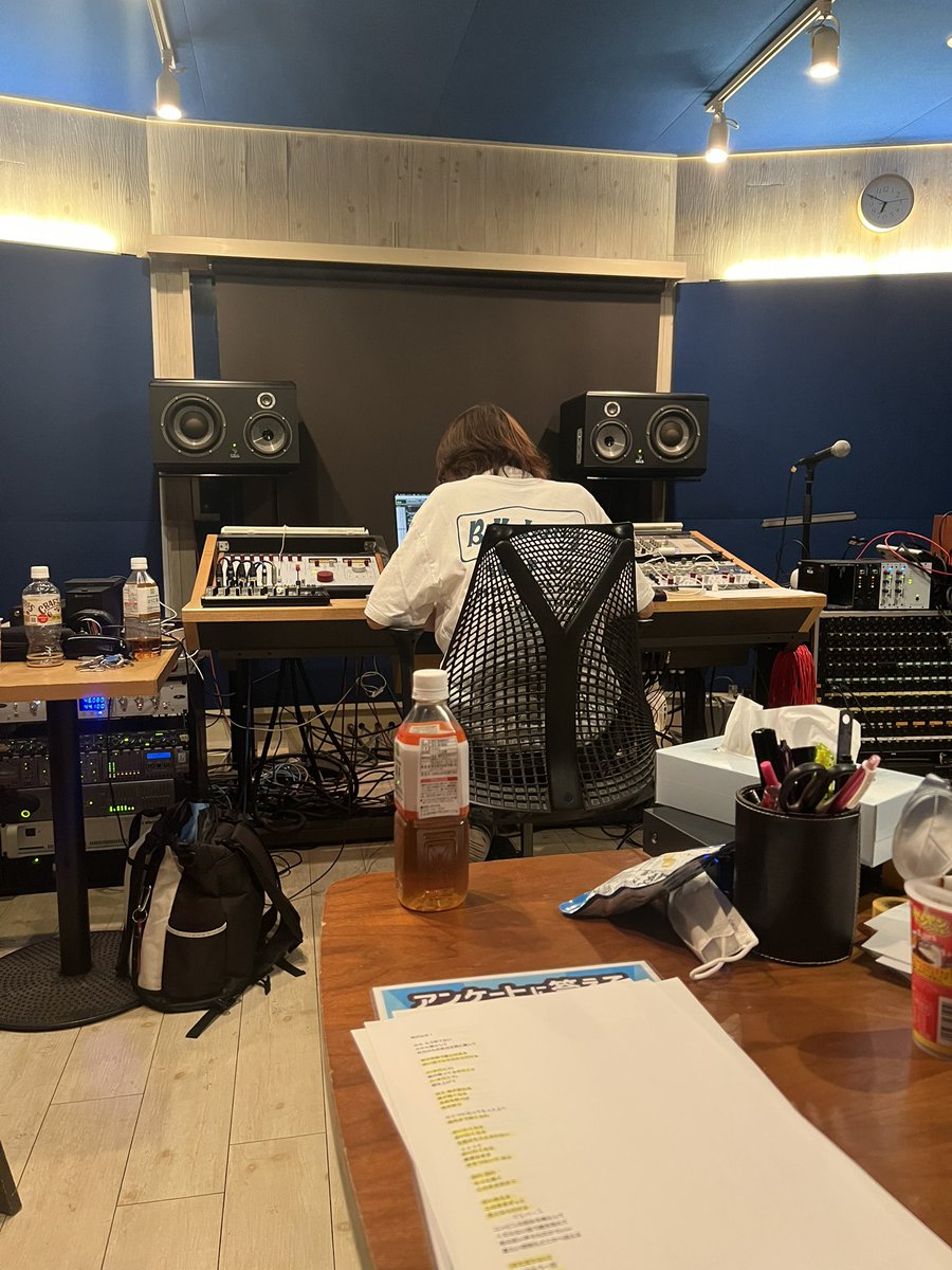 saki1106AM's tweet photo. 今日はふりあくレコーディングでした🎧
12時間ぶっ通し🔥🔥ｵﾂｶﾚｻﾏﾃﾞｼﾀ
次は同期作りに取り掛かりますがんばるぞえいえいおー( ˙꒳​˙ *) https://t.co/7i640HSUGw