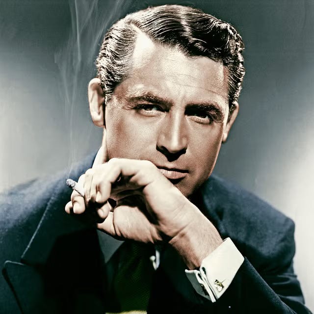 SirEvanAmato's tweet photo. "I pretended to be somebody I wanted to be until finally I became that person. Or he became me. Or we met at some point."

Cary Grant gets it. https://t.co/p81mlp7eAV
