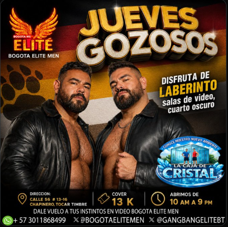 Cityin_com_co's tweet photo. Siempre algo pasa en @bogotaelitemen #Chapinero #Bogota #SalasVideo #Cabinas #Bar Guia de comercios LGBT en https://t.co/lTXcd9Rhjd https://t.co/k9tA63xx2s