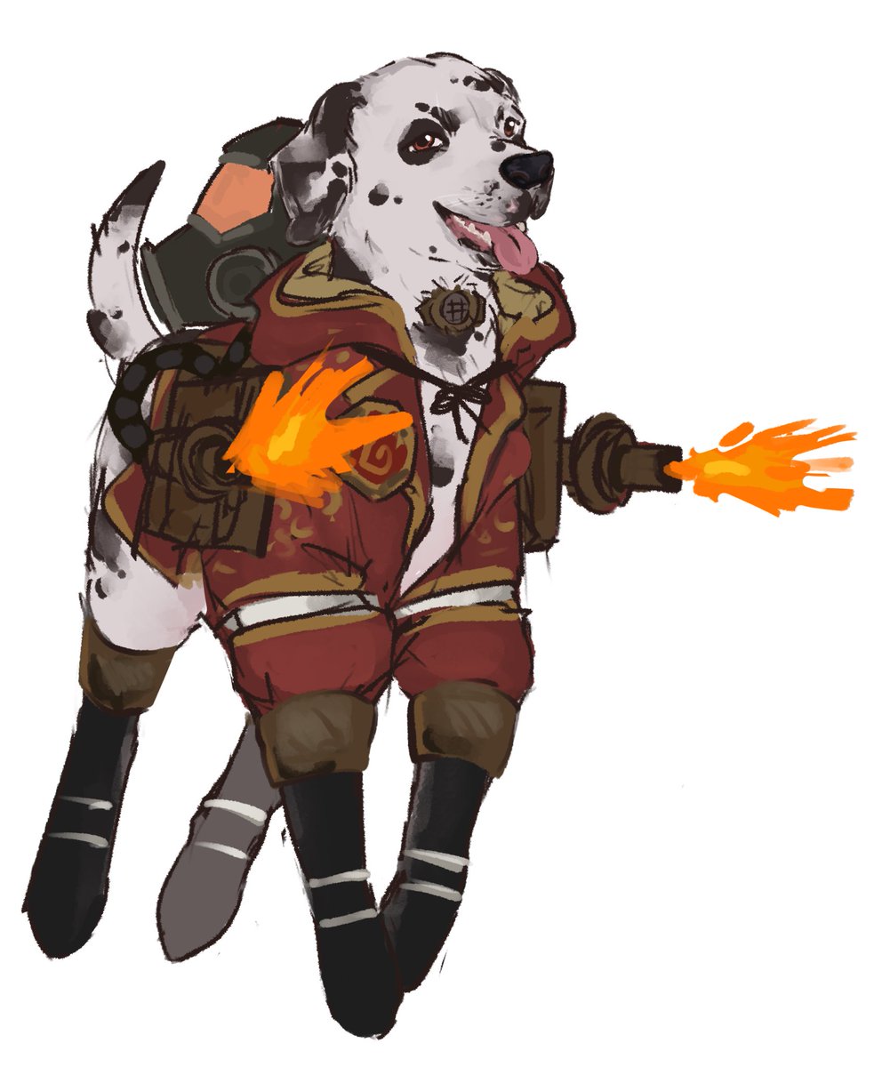 mobiusoverlords's tweet photo. GONNA DELETE THE WIP POST BUT HERES MY DOG PATRASCHE!!

the liu north design is very heavily inspired by Thaumiel1 on Reddit please go check their stuff out https://t.co/jGb3xbEYrx