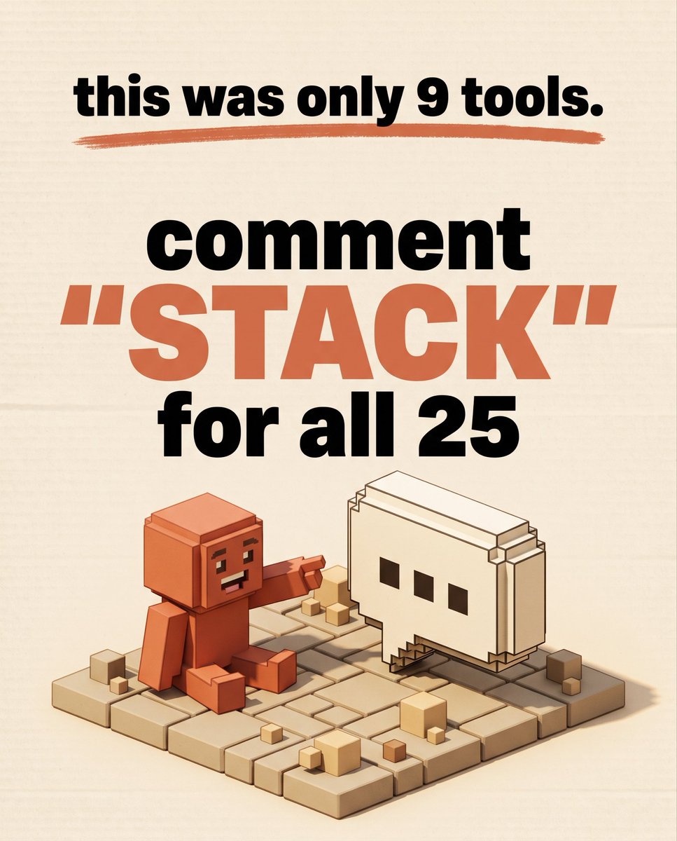 jagger_sa's tweet photo. Everyone rates AI tools by hype. I’ve built with them for 100K+ users.

Here’s what the output actually looks like on 9 of them:
✓ Claude Code, Cursor — real work 
✓ Nano Banana, NotebookLM — underrated 
✗ Midjourney, Sora — passed their moment 
✗ Lovable — great demo. terrible production

Hyperagent runs my whole channel. Nobody’s talking about it.

👉 Comment “STACK” and I’ll DM you all 25 tools I actually use in 2026.
