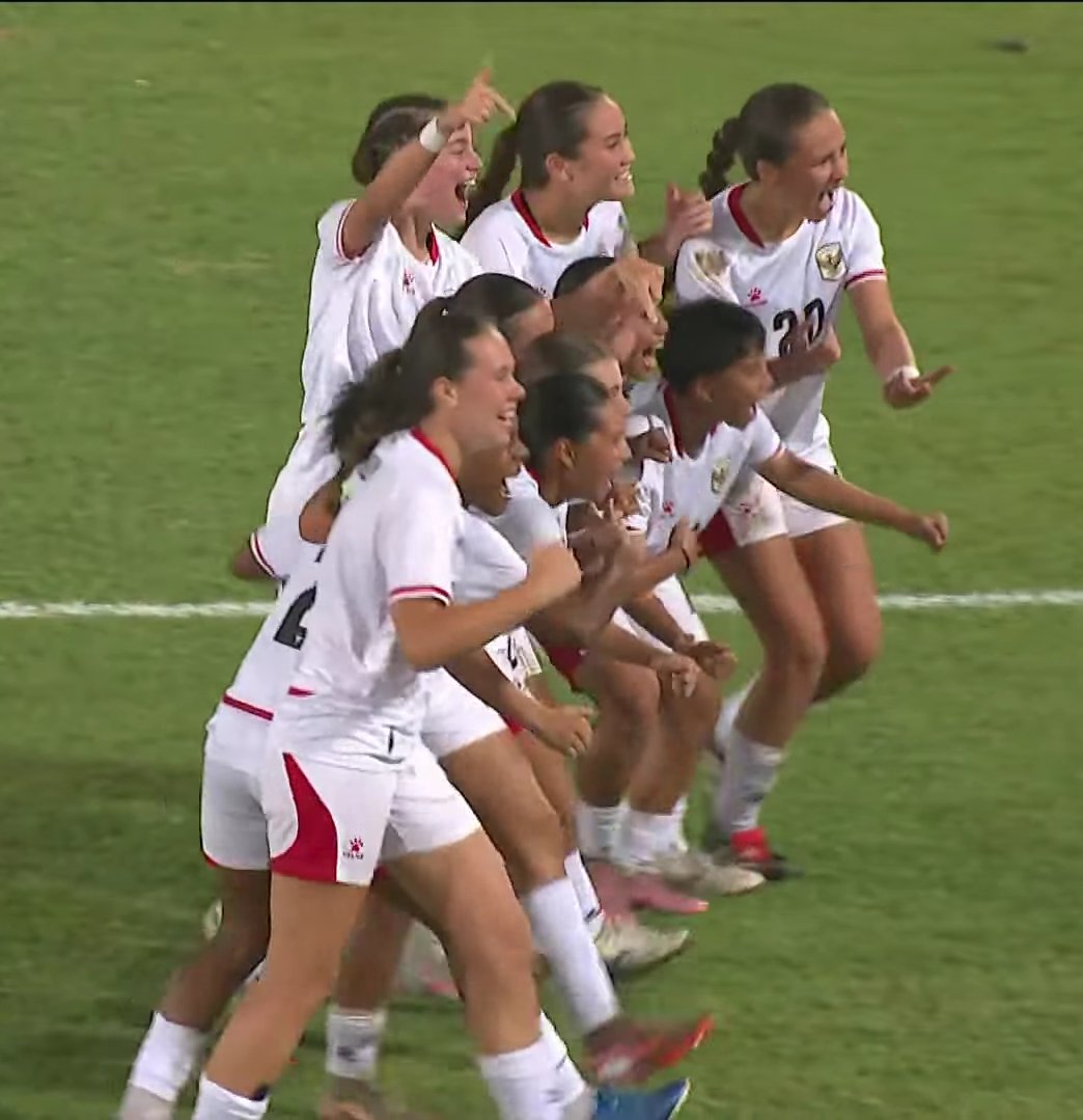 TimnasXtra's tweet photo. 2026 AFF Women's Cup Final
FT: Laos 0-5 Indonesia

⚽️ Sydney Hopper
⚽️ Isabelle Nottet
⚽️ Estella Loupatty
⚽️ Felicia de Zeeuw
⚽️ Emily Nahon

𝐁𝐀𝐂𝐊-𝐓𝐎-𝐁𝐀𝐂𝐊 𝐂𝐇𝐀𝐌𝐏𝐈𝐎𝐍𝐒𝐒! 🇮🇩 🏆