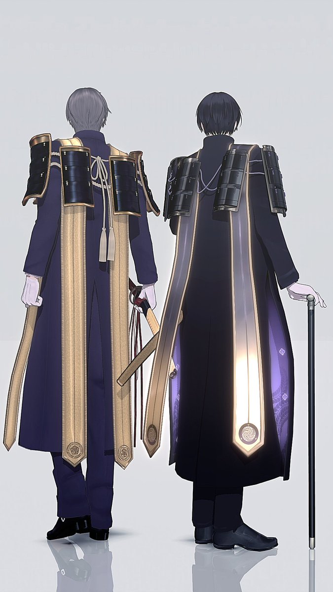 MT_mmd's tweet photo. お揃い🖤💜 https://t.co/omz0l7dYrU