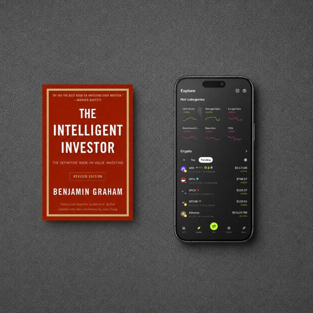 wallet's tweet photo. Intelligent investing, updated for the onchain era. https://t.co/J6wvvikwU6
