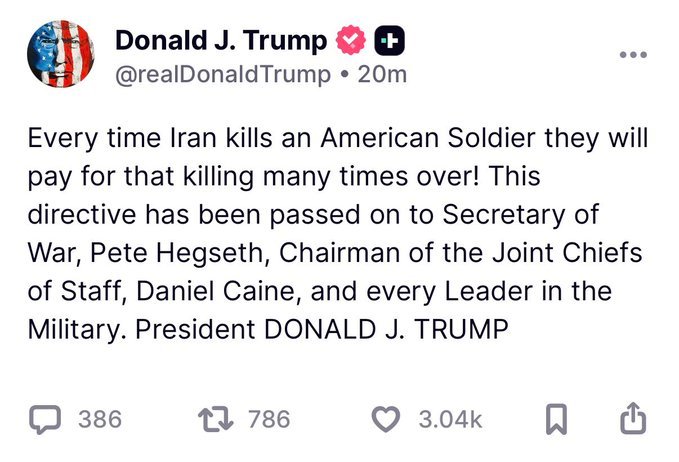 RealScott31's tweet photo. It’s refreshing to have a President that’s actually tough on Iran. 

Thank you, @realDonaldTrump 

#Trump #Everyone #Xrp #Xlm #invest #usa #uk #everyonehighlightsfollowers https://t.co/BSmQmi2sx8