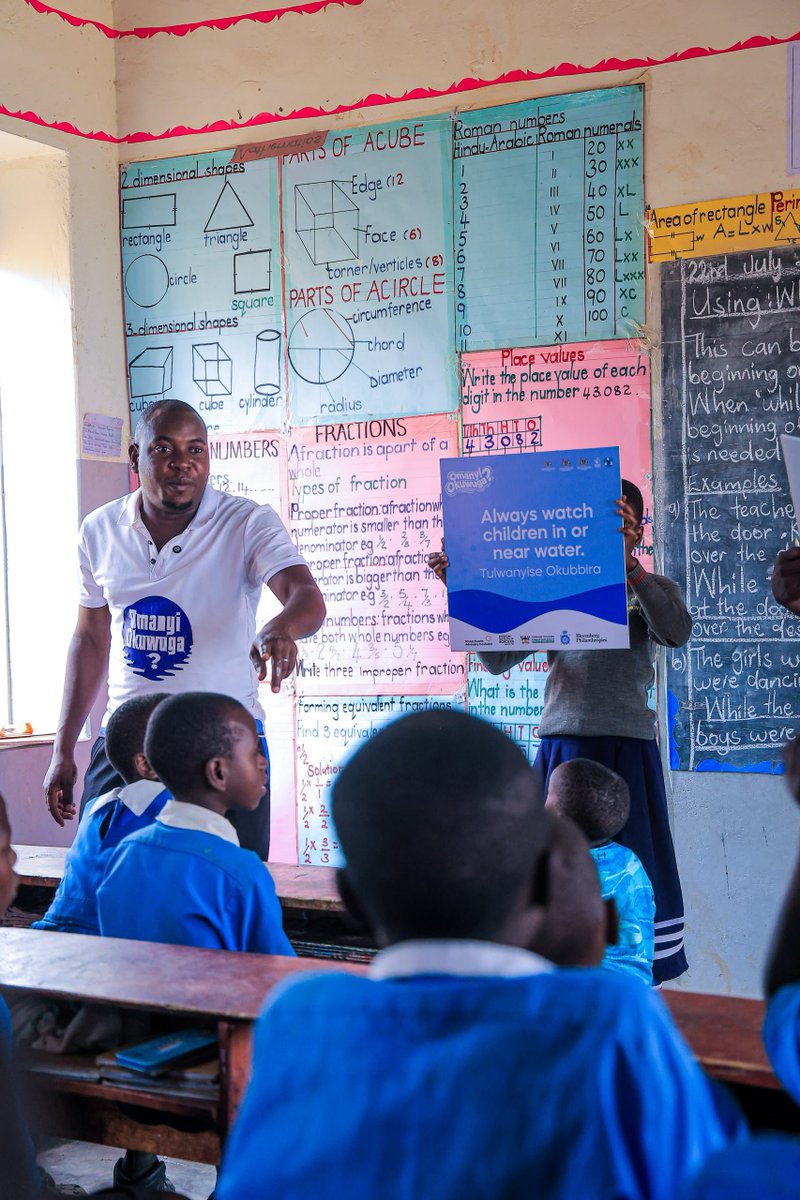 reachahand's tweet photo. Children pay the heaviest price.

Growing up around water doesn’t mean one knows how to swim. Water safety is a lifesaving skill every child deserves to learn.

At Rakai Primary School, the question was simple: Omanyi Okuwuga?

#DrowningPreventionDay2026 #OmanyiOkuwuga #DrowningPrevention #ReachAHandAfrica #TulwanyiseOkubbira