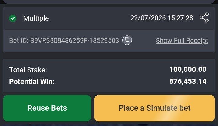 mrgnsports's tweet photo. 10+, 8+ &amp; 8+ Odds on Bet9ja 

#Bet9jacode 👉

5L5D7J3
5L5D2R3
5L5DCSB

Stake Responsibly 🔞🔞 https://t.co/cZzl3P89zB