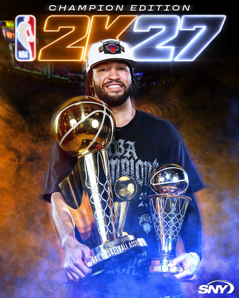 sny_knicks's tweet photo. Champs Only 🏆

Jalen Brunson is your NBA 2K27 Champion Edition Cover Athlete https://t.co/KFFO79M7VX