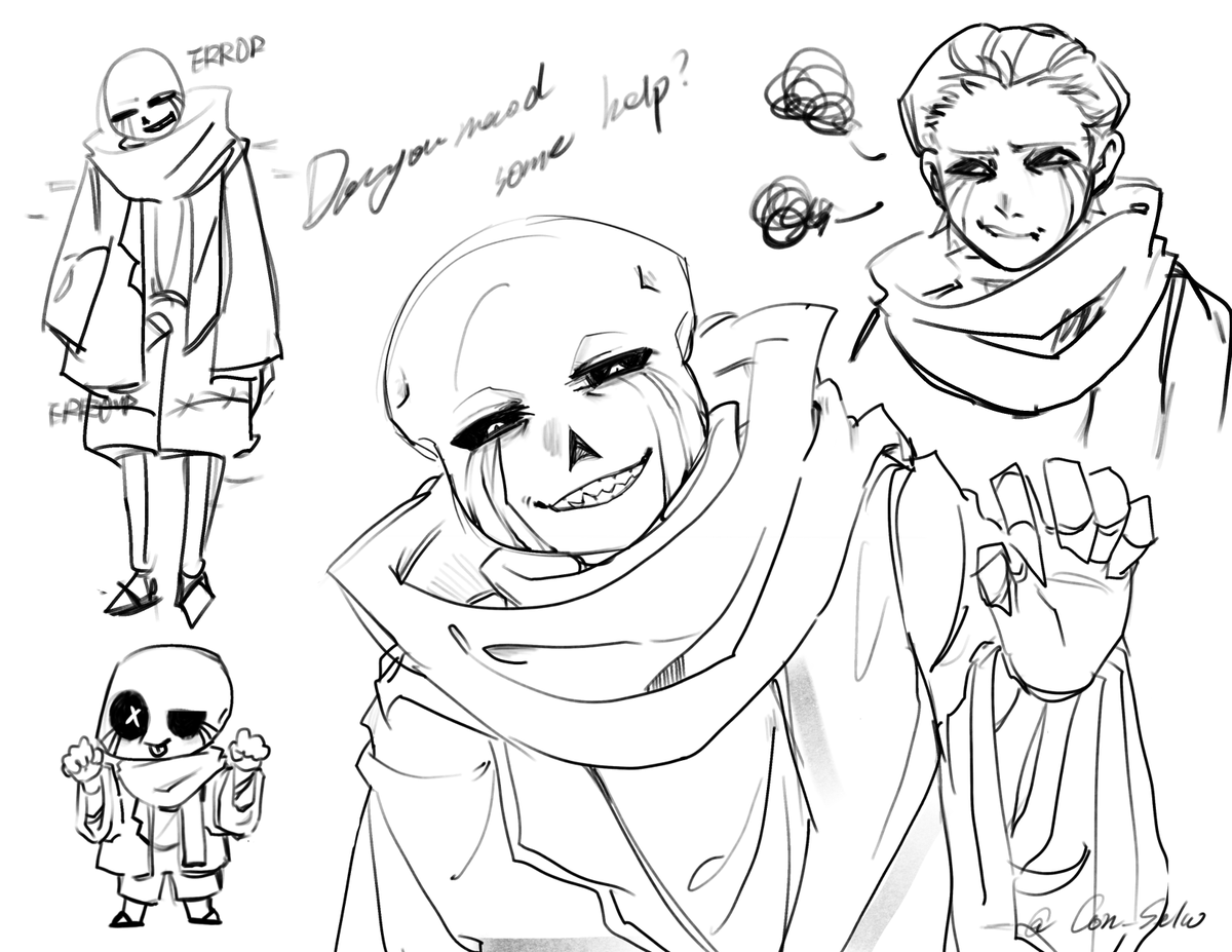 Con_Selw's tweet photo. Messy sketch dump
#ErrorInk https://t.co/W7oC3norSB