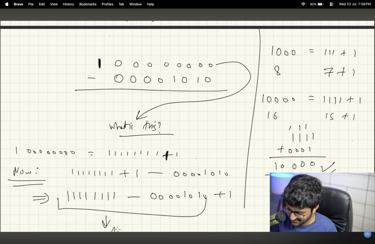 CodeWithPathak's tweet photo. Learning How To Find Negative Number Of Binary Number https://t.co/BmRlkq5R2q