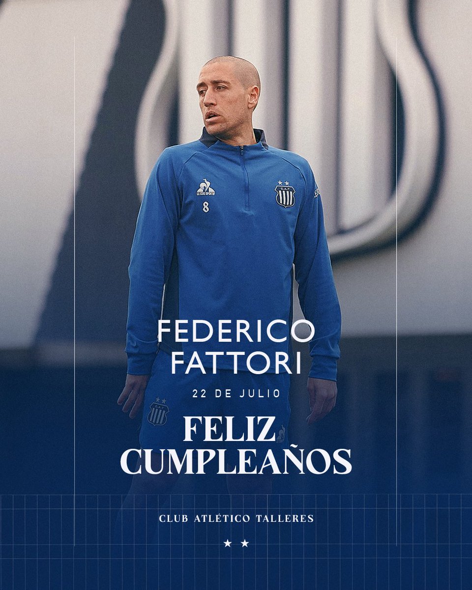CATalleresdecba's tweet photo. ¡Feliz cumple Fede! Que 𝗱𝗶𝘀𝗳𝗿𝘂𝗧𝗲𝘀 tu día 💙 https://t.co/OErJXvKk4o