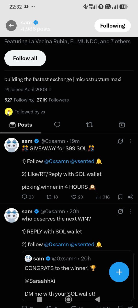 darba070's tweet photo. @0xsamn @vsented Plz plz help All done with notice on 🔔 
First win https://t.co/X9MVU5IGWC