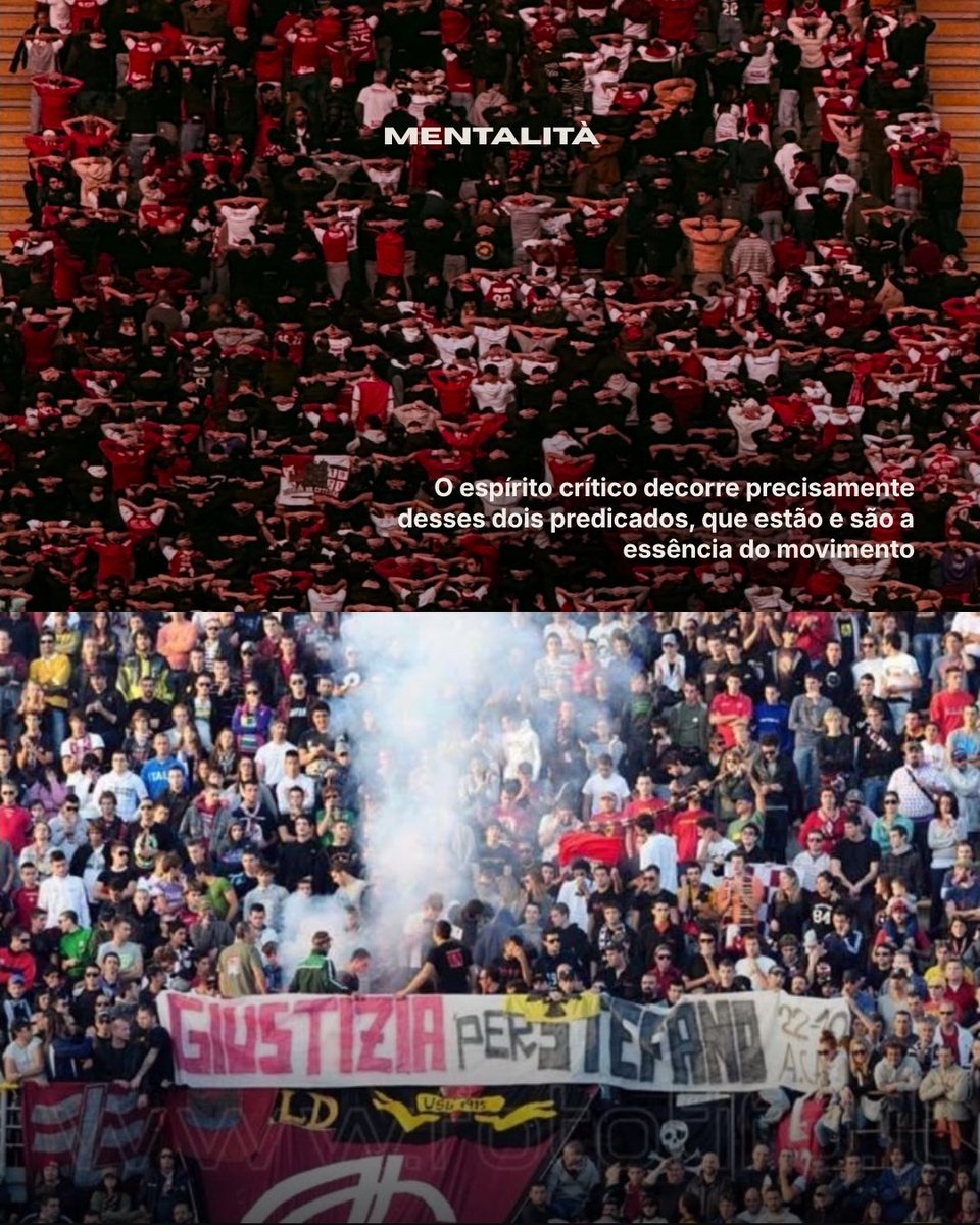 per_questa_'s tweet photo. O tifo organizzato é uma expressão de liberdade e criatividade desde a sua origem. O espírito crítico que o caracteriza decorre desses dois predicados, que estão e são a essência do movimento.

Um típico atelier da classe trabalhadora onde os estilos mais dispares coexistem.

1/2 https://t.co/UhvcjBi14x