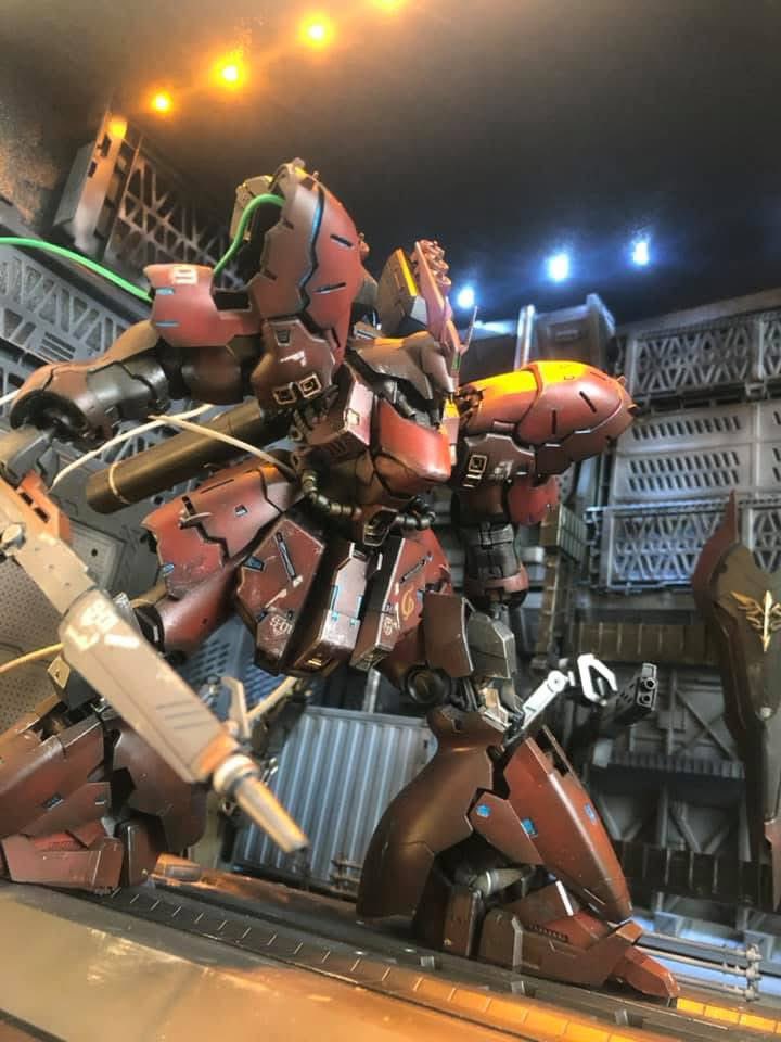 サザビー出ます　サザビー発進　ジオラマ サザビー出ます！ サザビー発進！ #あなたのジオラマ作品見せて