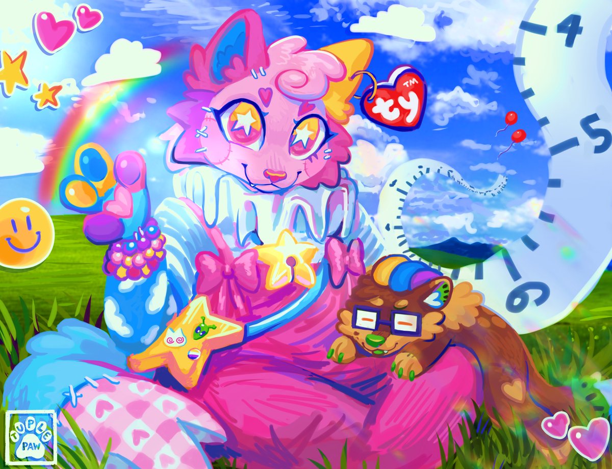 tuplepaw's tweet photo. plushie picnic 🪡❤️🌈☁️ https://t.co/u3d1pQhODL
