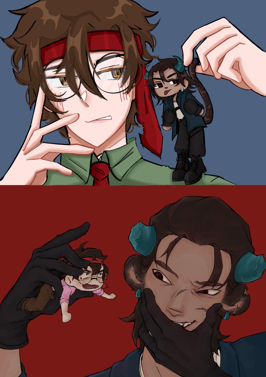 qmplvrs's tweet photo. Aquí con un nuevo collab para alimentar esta nación junto con mi amiguito @BIueMonkey_ uwu
#Monkeyglasses #Alduan https://t.co/qMOvau9nQ1
