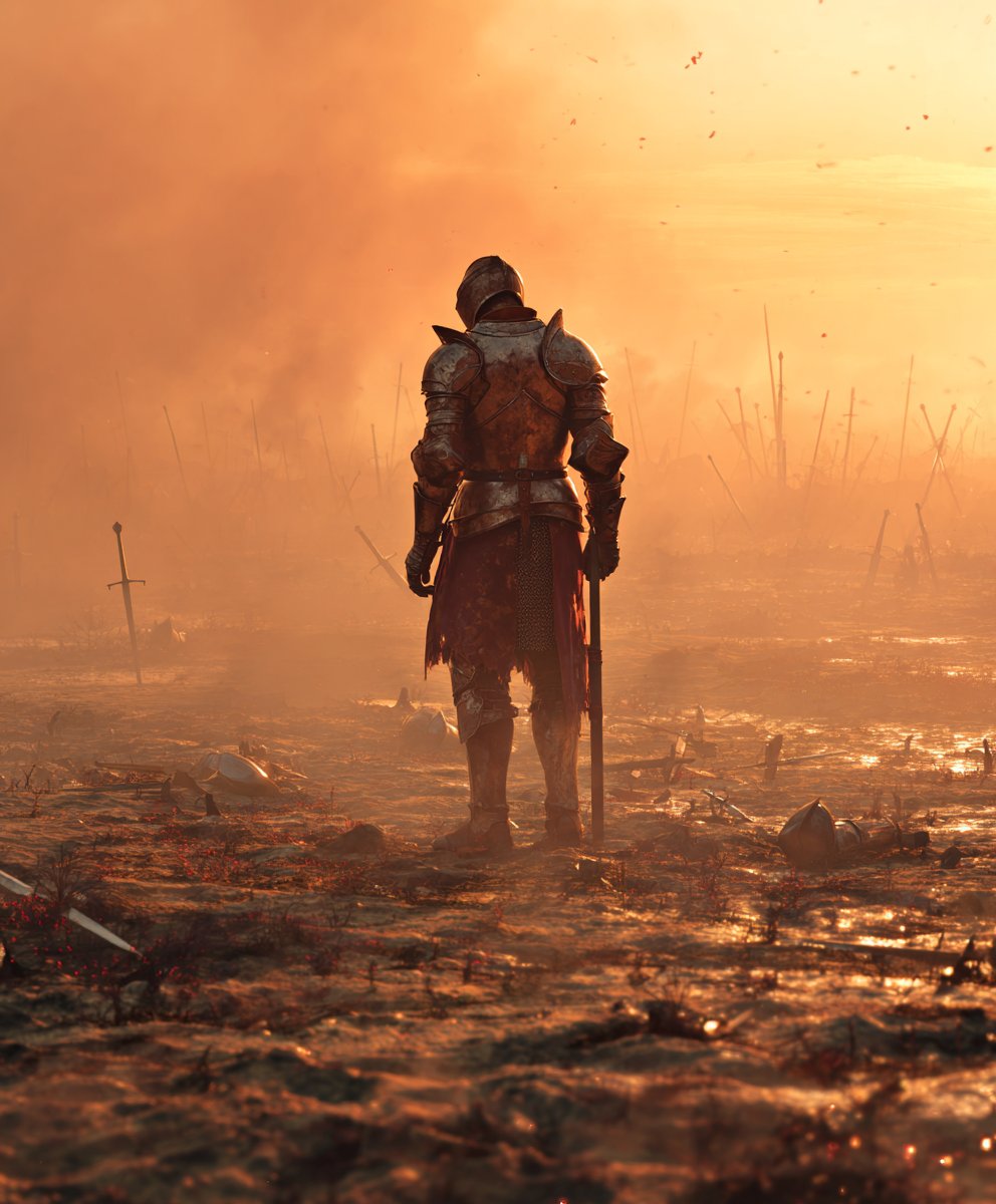 KnightWorld's tweet photo. "A warrior earns his greatest victories not before applause, but during the nights he stands alone." https://t.co/h95ZCmO9zD